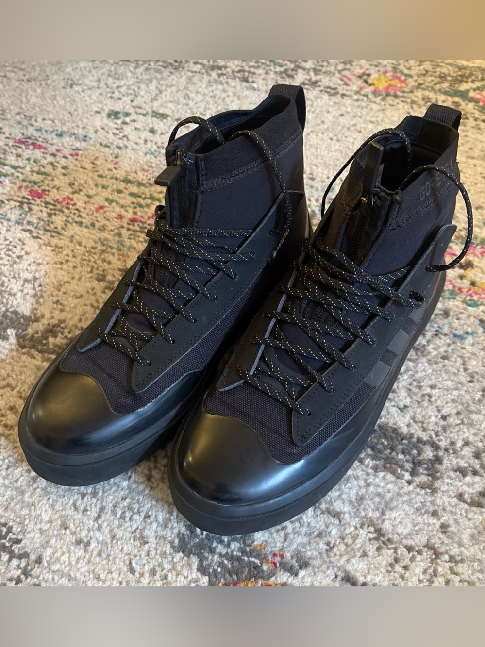 adidas Men's Black High-Top Waterproof Boots